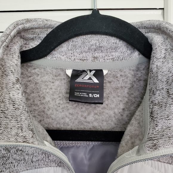 Lightweight mixed media jacket - Picture 3 of 5